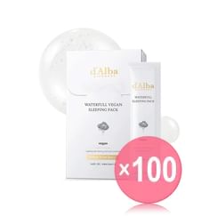 d'Alba - Waterfull Vegan Sleeping Pack (x100) (Bulk Box)