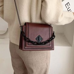 Kunado - Faux Leather Crossbody Bag Kunado - Faux Leather Crossbody Bag
