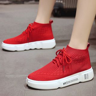 high top sock sneaker