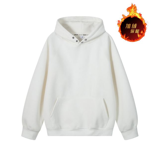 Kimeya-Plain Loose Fit Hoodie