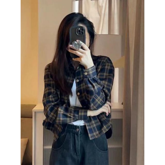 Inchioh-Plaid Shirt