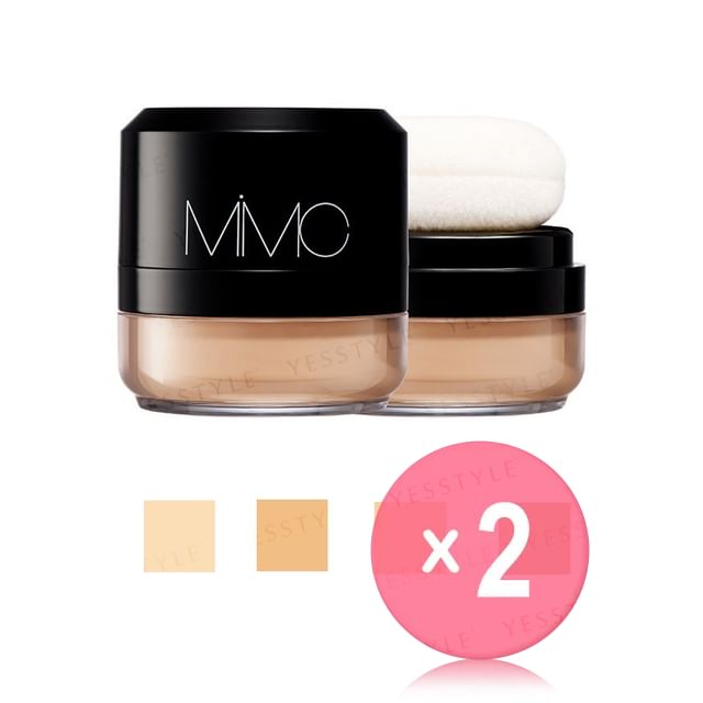 MiMC-Mineral Moist Powder Foundation SPF 19 PA 2pcs Bundle Set