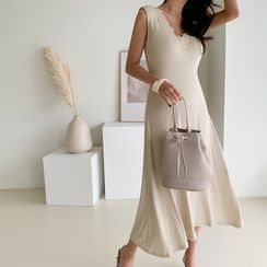 NANING9 - Flared Long Tank Dress NANING9 - Flared Long Tank Dress