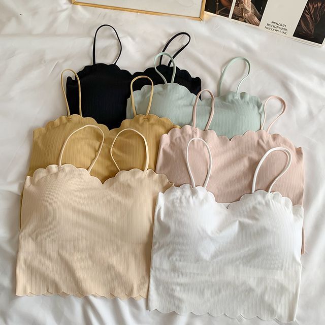 Miss Kekeli-Plain Padded Crop Camisole