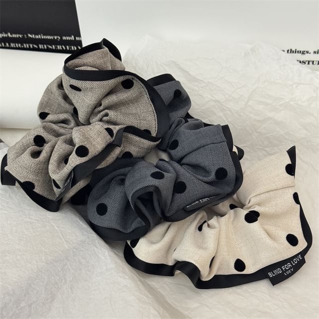 Jael-Polka Dot Scrunchie