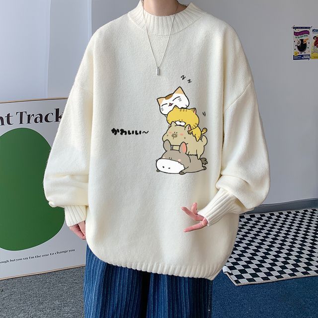 mock turtleneck fleece