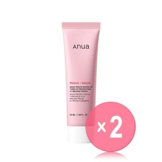 Anua - Peach Niacin UV Tone Up Protection 01 Melting Peach 2pcs Bundle Set