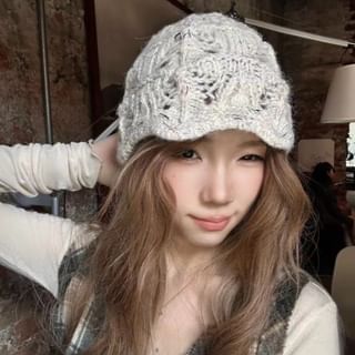 Frior-Wavy Trim Knit Beanie