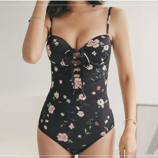 flower back swimsuit