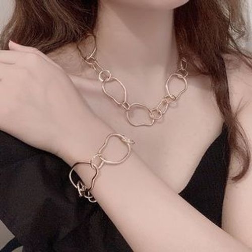 Ticoo - Metal Bracelet / Necklace / Set | YesStyle