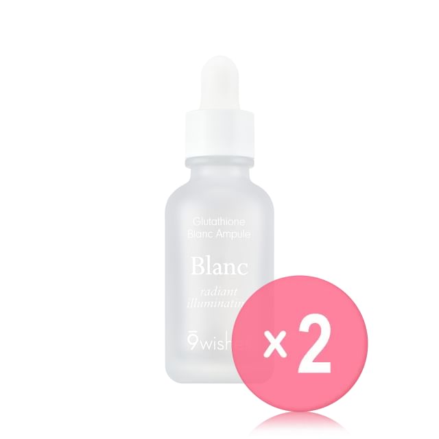 9wishes-Glutathione Blanc Ampule 2pcs Bundle Set