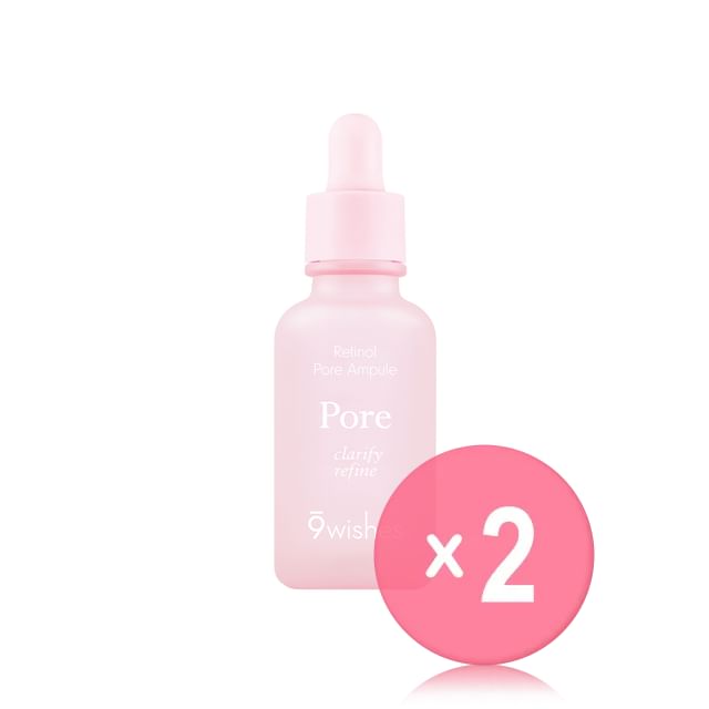 9wishes-Retinol Pore Ampule 2pcs Bundle Set