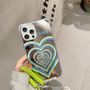 Heart Transparent Mobile Case - iPhone 13 Pro Max / 13 Pro / 13 / 13 mini / iPhone 12 Pro Max / 12 Pro / 12 / 12 mini / 11 Pro Max / 11 Pro / 11 / SE / XS Max / XS / XR / X / SE 2 / 8 / 8 Plus / 7 / 7 Plus