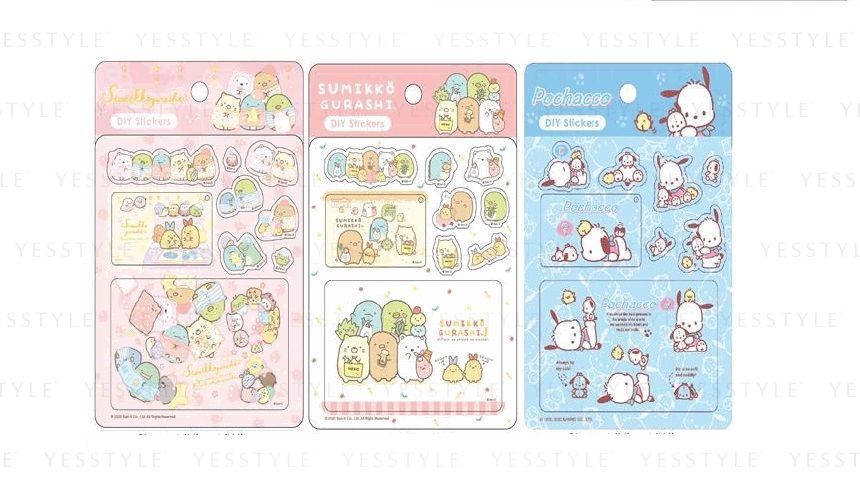 Sanrio DIY Stickers - 19 Types | YesStyle