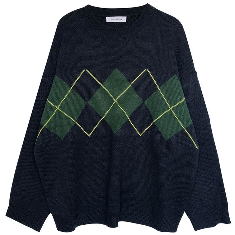 FR Argyle Sweater | YesStyle