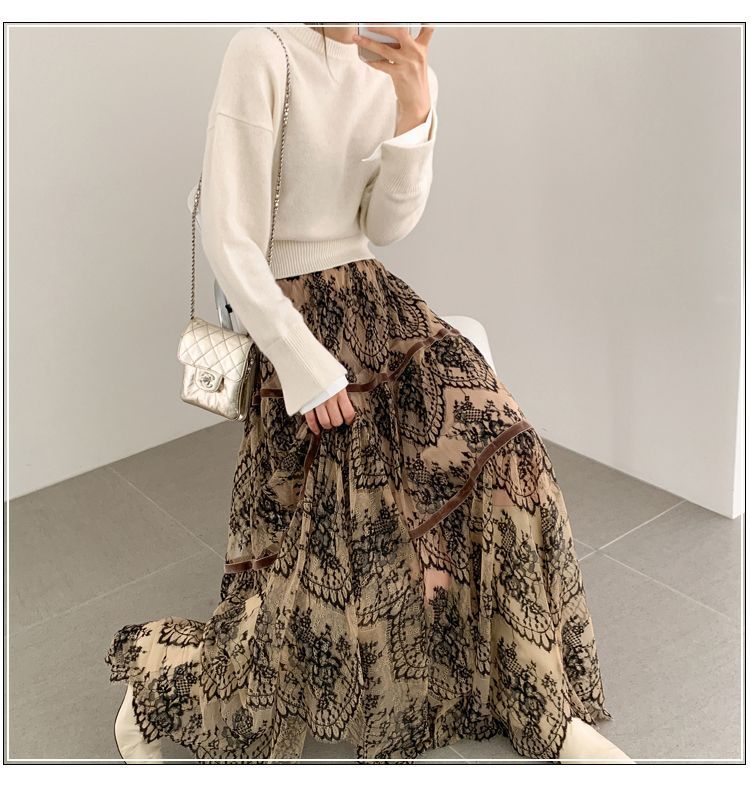 sweater maxi skirt set