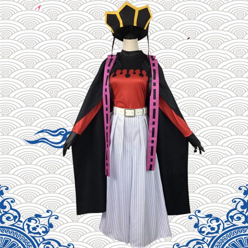Mikasa ミカサ Demon Slayer Kimetsu No Yaiba Upper Moon Two Doma Cosplay Costume Wig Yesstyle