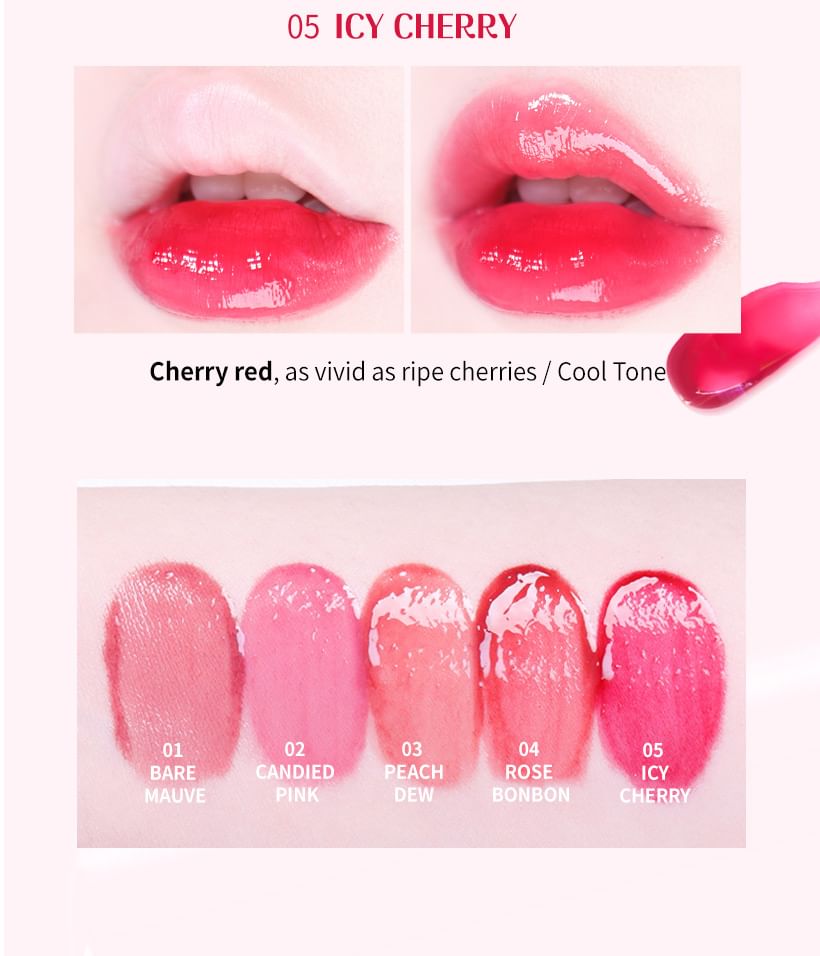 Buy MACQUEEN Dewy Water Glow Lip Tint 5 Colors in Bulk