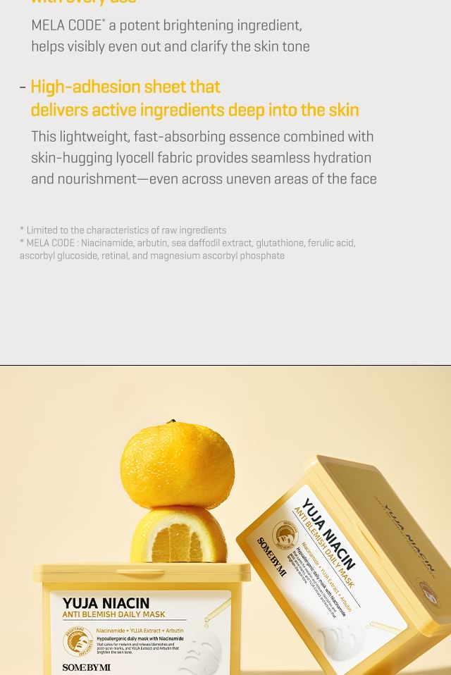 Buy SOME BY MI - Yuja Niacin Anti Blemish Daily Mask in Bulk