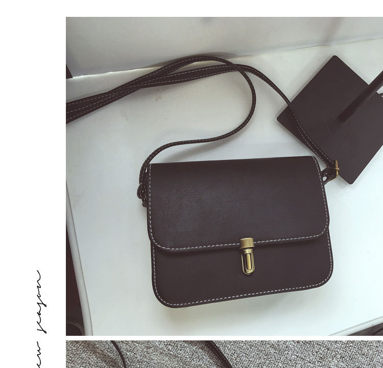 BAGSHOW Faux Leather Shoulder Bag YesStyle