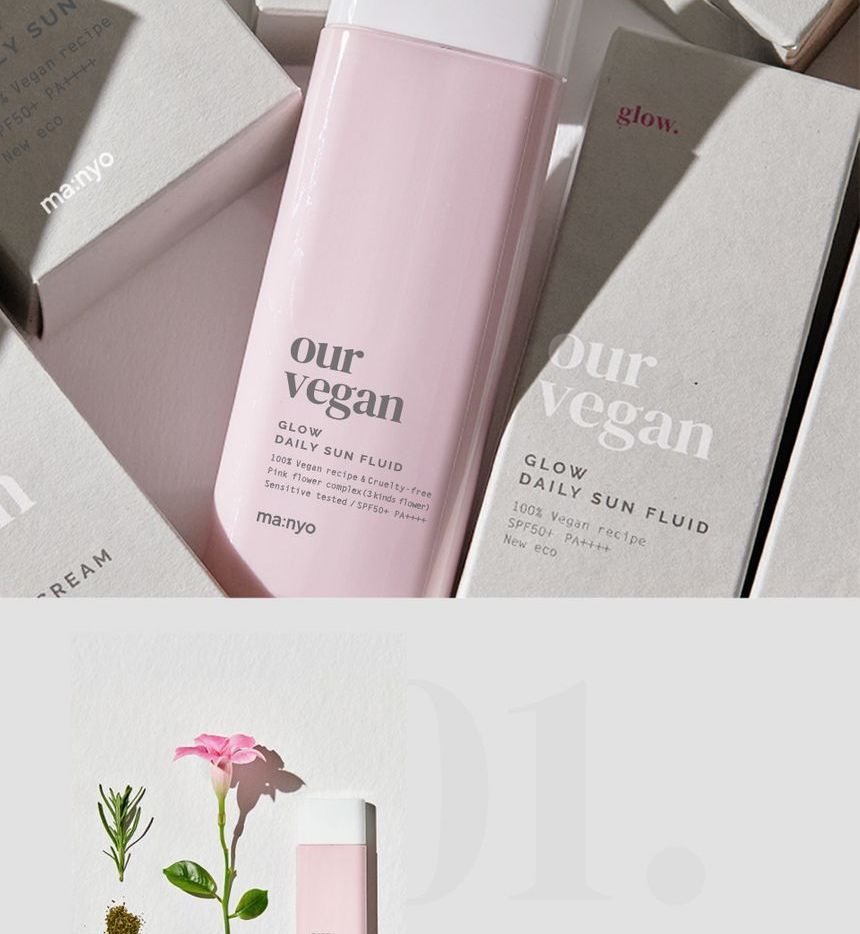 our vegan glow daily sun fluid