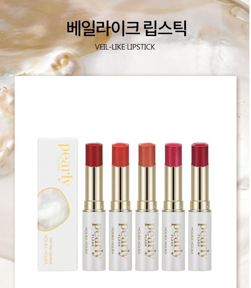 holika holika pearly flash veil like lipstick