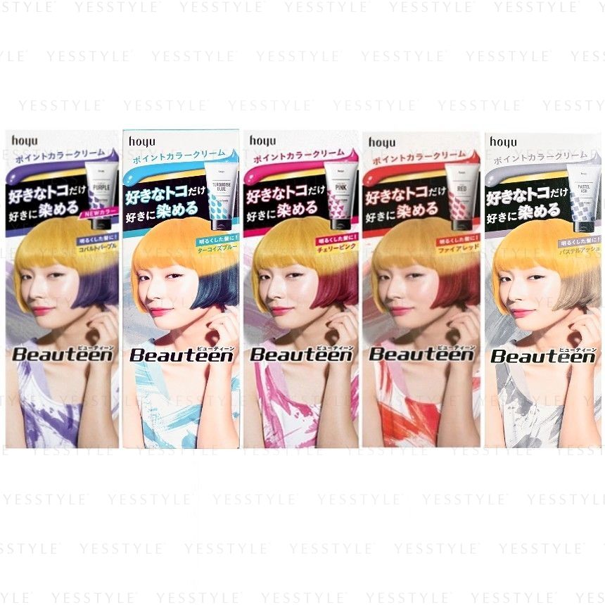 Hoyu Beauteen Point Hair Color Cream 140g 5 Types Yesstyle