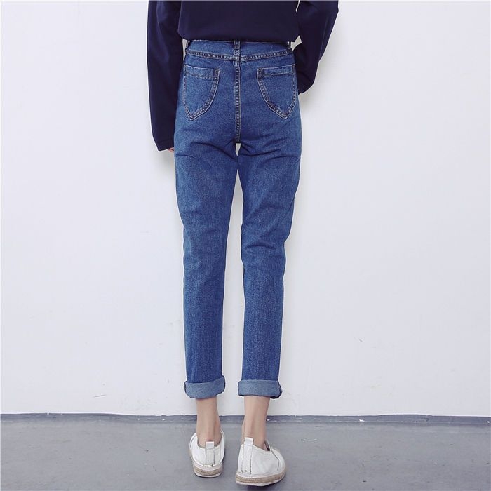 Moon City Cropped Panel Jeans | YesStyle