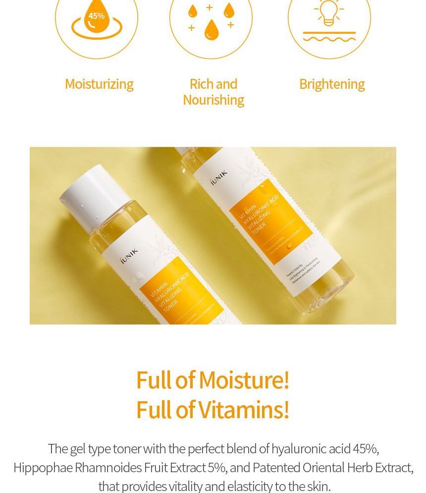 Buy iUNIK Vitamin Hyaluronic Acid Vitalizing Toner 200ml (x60) (Bulk