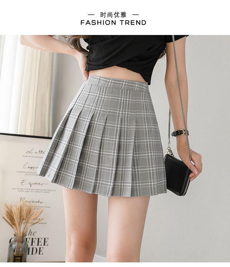 Everose Checked Mini Pleated Skirt | YesStyle