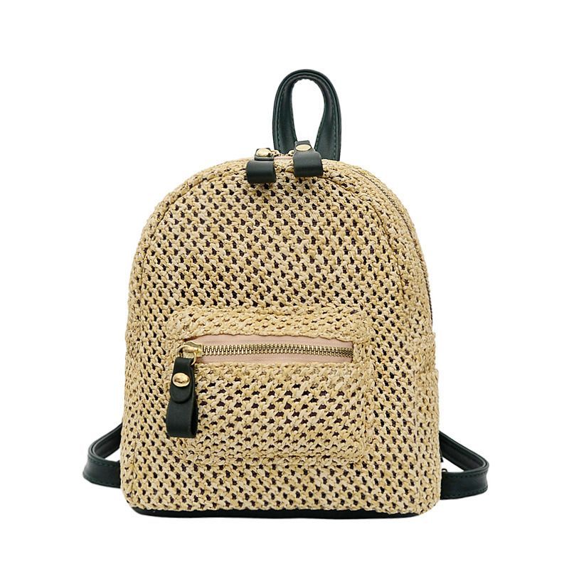 BAGSHOW Straw Mini Backpack | YesStyle