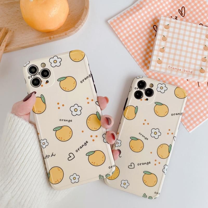 huella - 橘子手机壳for iphone 7 / 7 plus / 8 / 8 plus / x / xs