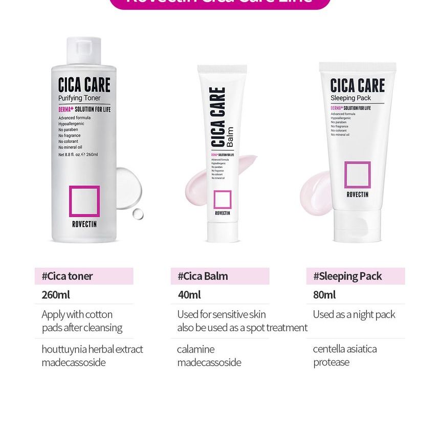 rovectin cica care purifying toner