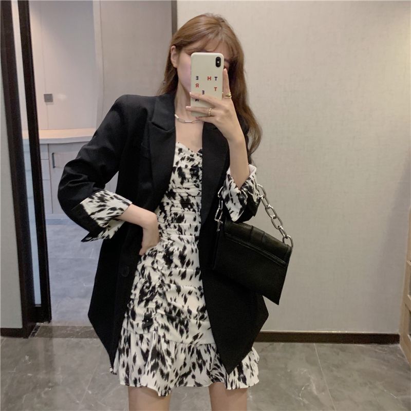 Floral Spaghetti Strap Dress 