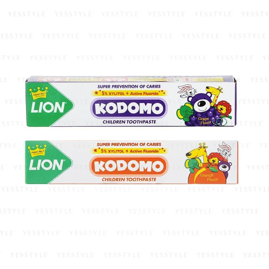 kodomo lion toothpaste