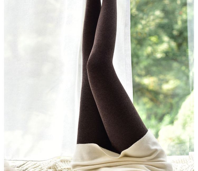 MITU - Fleece Lined Tights | YesStyle
