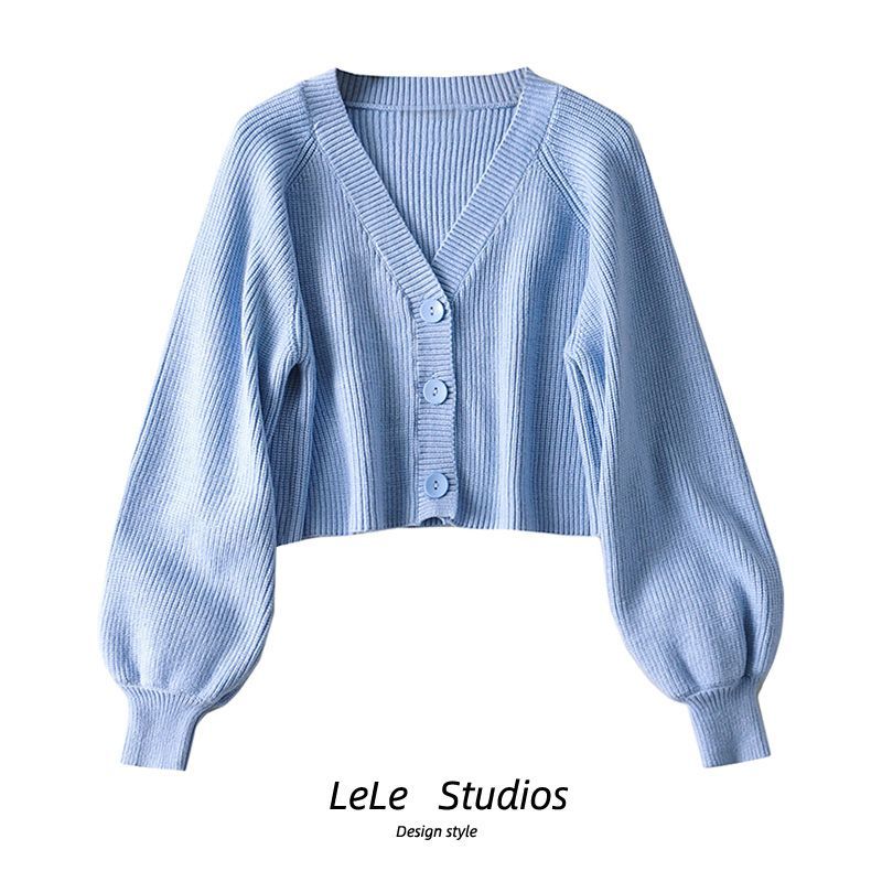 LexiLotte - Bishop-Sleeve Cardigan 