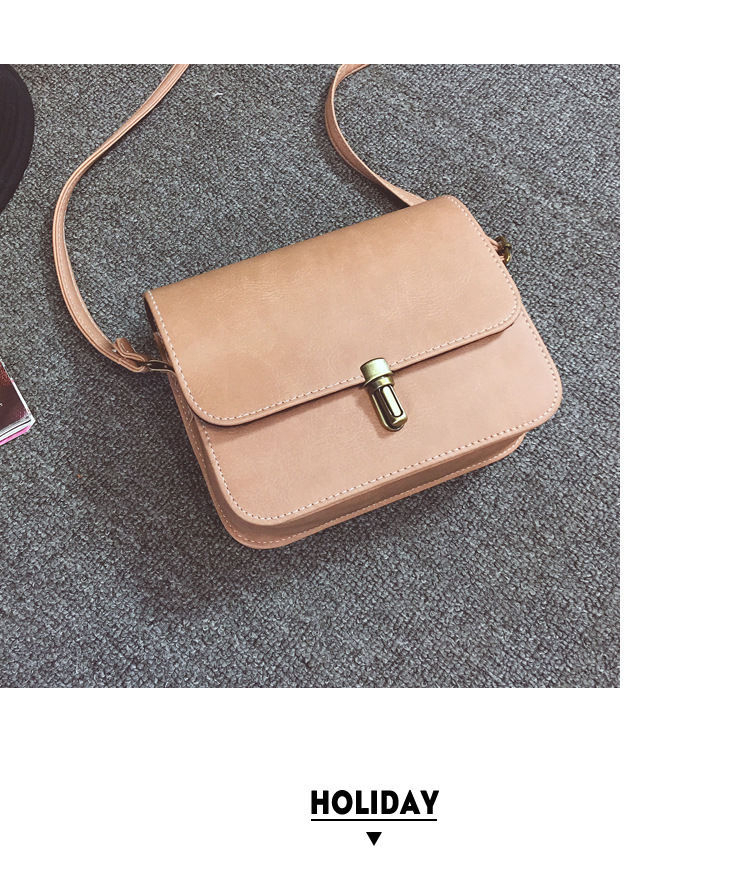 BAGSHOW Faux Leather Shoulder Bag YesStyle