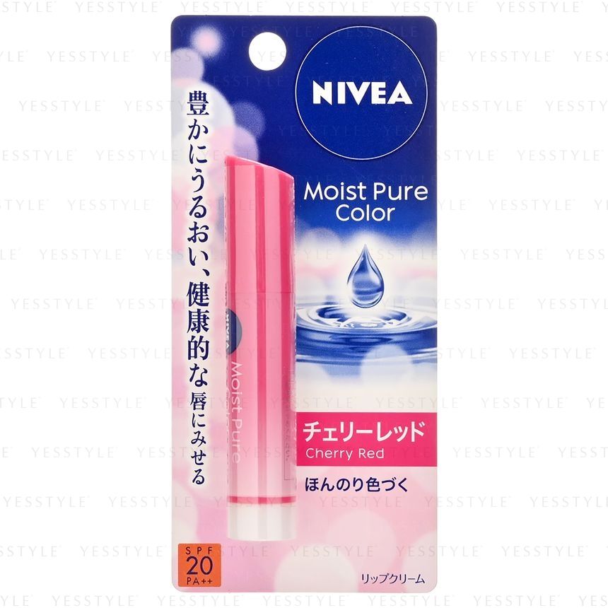 Buy Nivea Japan - Moist Pure Color Lip Balm SPF 20 PA++ 3.5g - 3 Types ...