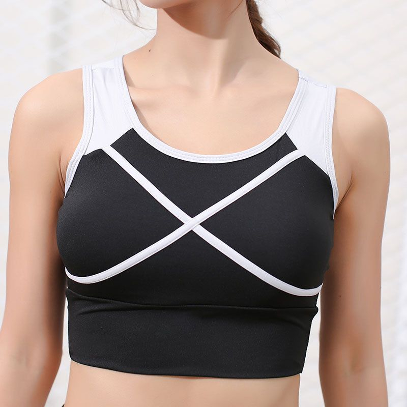 open back sports bra