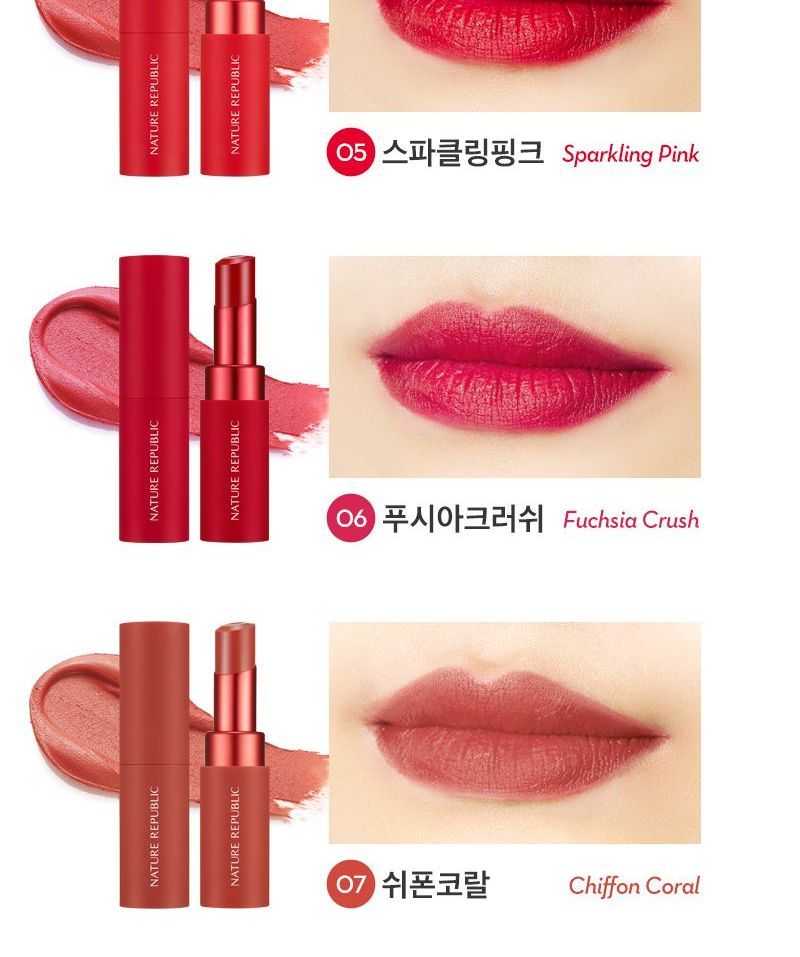 nature republic real matte lipstick