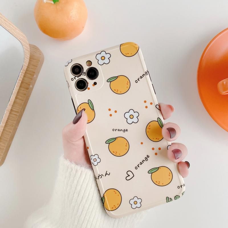 huella - 橘子手机壳for iphone 7 / 7 plus / 8 / 8 plus / x / xs