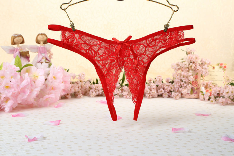 Le Boudoir Crotchless Lace Panties | YesStyle