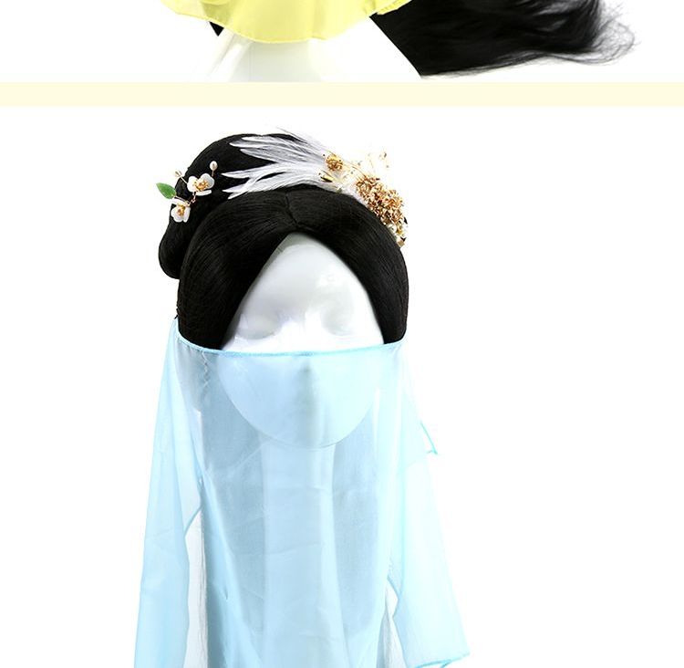 Fenix Traditional Chinese Chiffon Face Veil YesStyle