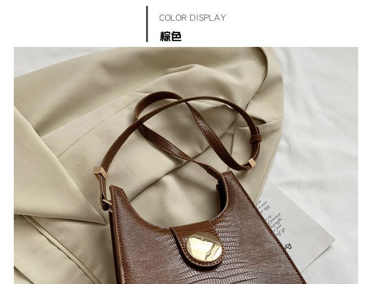 fino - 鳄鱼纹斜挎包