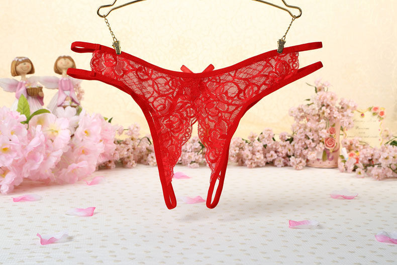 Le Boudoir Crotchless Lace Panties | YesStyle