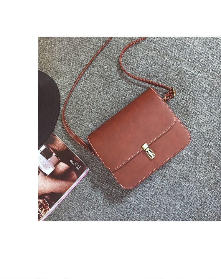 BAGSHOW Faux Leather Shoulder Bag YesStyle