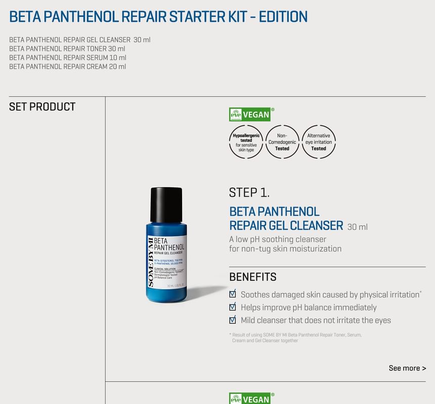 Buy SOME BY MI - Beta Panthenol Repair Starter Kit in Bulk