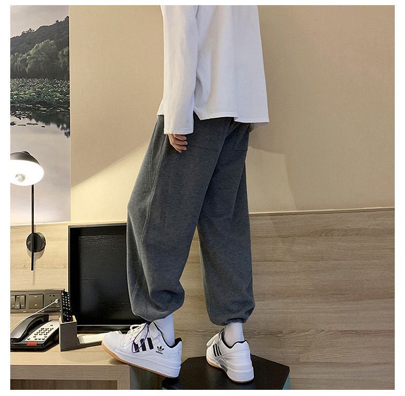 drawstring cuff sweatpants