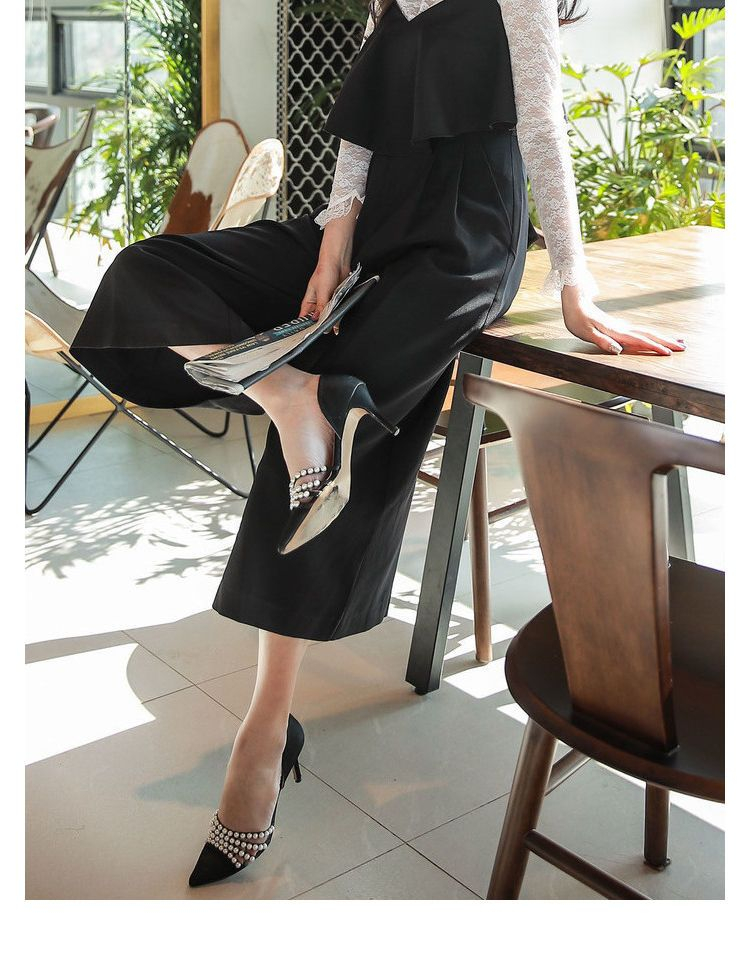 Dabuwawa Sleeveless Ruffled Jumper Pants | YesStyle